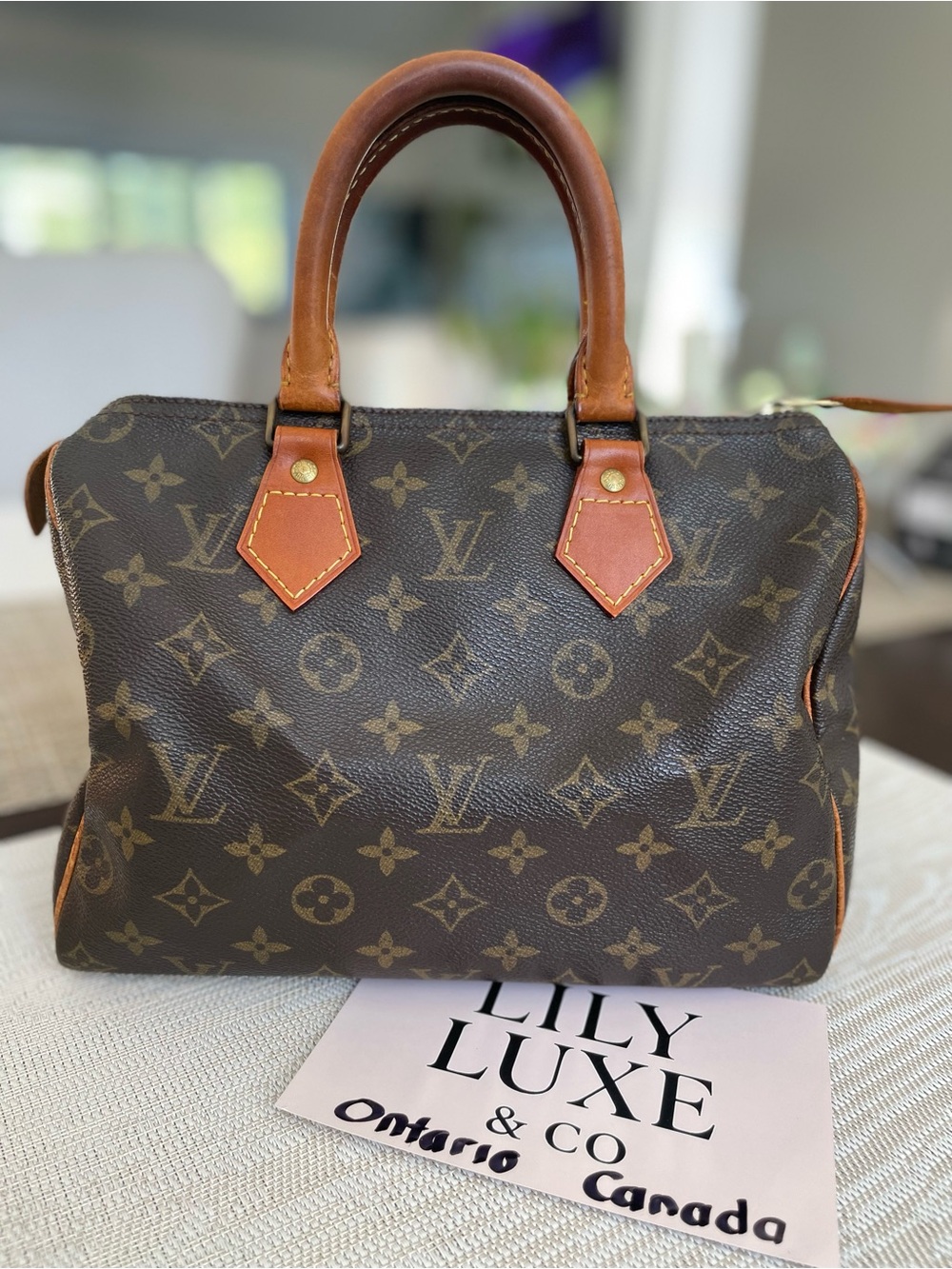Vintage Louis Vuitton Monogram Speedy 25 from 1985